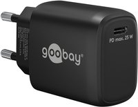 Goobay USB-C PD Schnellladegerät 25 W schwarz