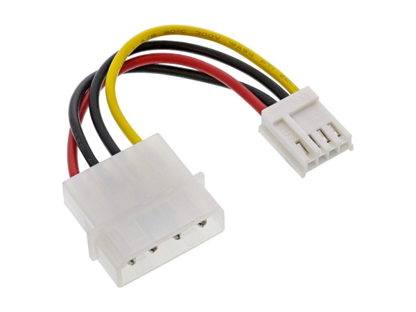 InLine Cavo di alimentazione int. F 4pin 3,5" a M 4 pin 5,25" - 0,06m