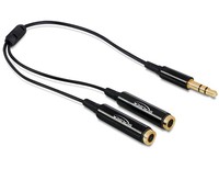 Delock Kabel Audio Klinkenstecker> 2 x Klinkenbuchse - Cavo - Audio/multimedia