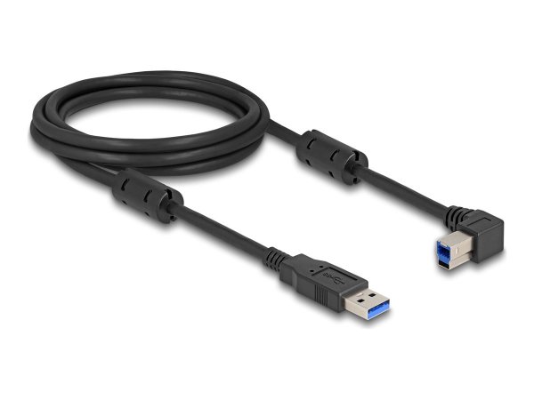 Delock USB 5 Gbps Kabel Typ-A Stecker zu Typ-B 90° links gewinkelt - Cavo - Digitale/dati