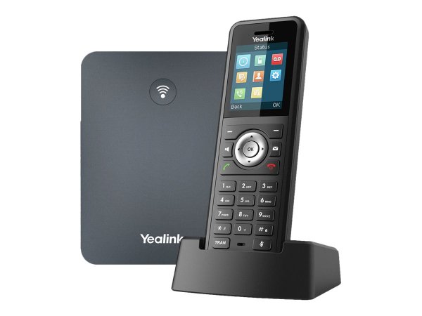 Yealink W79P - Telefono cellulare IP - Nero - Cornetta wireless - Scrivania/Parete - 50 m - 300 m