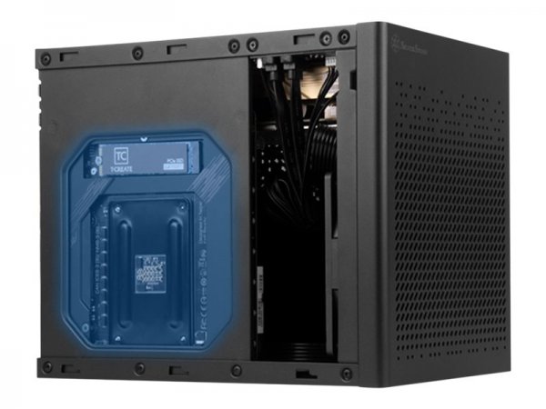SilverStone SUGO SG16 - Cube - Mini-DTX - keine Spannungsversorgung ATX PS/2 SFX - Telaio cube - ATX