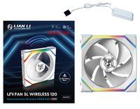 Lian Li UNI fan SL Wireless ARGB PWM Lüfter - Reverse Blade 120 mm weiß - Case fan - 31 dB