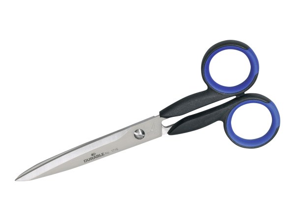 Durable 171601 - Adulto - Taglio a zig zag - Singolo - Nero - Blu - Acciaio inox - Universale