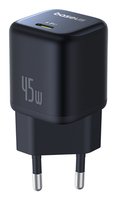 Baseus PicoGo GaN Ladegerät 45W EU Schwarz