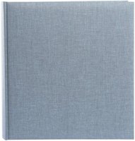 Goldbuch Trend 2 - Grigio - 100 fogli - Rilegatura all'inglese - Carta - Poliuretano - Bianco - 300