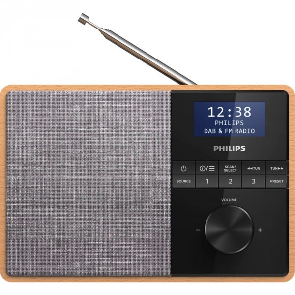Philips TAR5505/10 - Portatile - Digitale - DAB - DAB+ - FM - 5 W - LCD - Bianco
