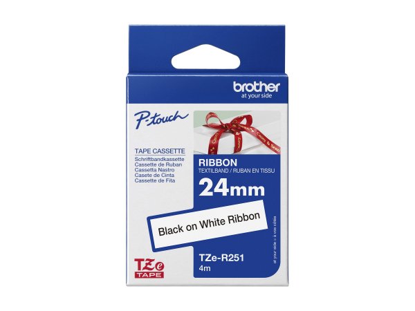 Brother TZE-R251 - Nero su bianco - TZe - Bianco - Trasferimento termico - Cina - 5 anno/i
