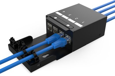 DIGITUS Konsolidierungspunkt-Box 4Ports Keystone Module - Cavo - Fibra multimodale