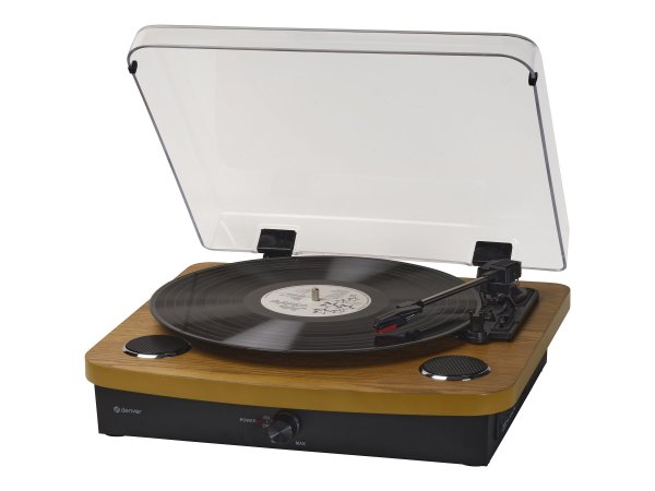 Inter Sales Denver VPL-230LW - Semiautomatico - Nero - Legno - Plastica - Legno - 33 1/3,45,78 Giri/