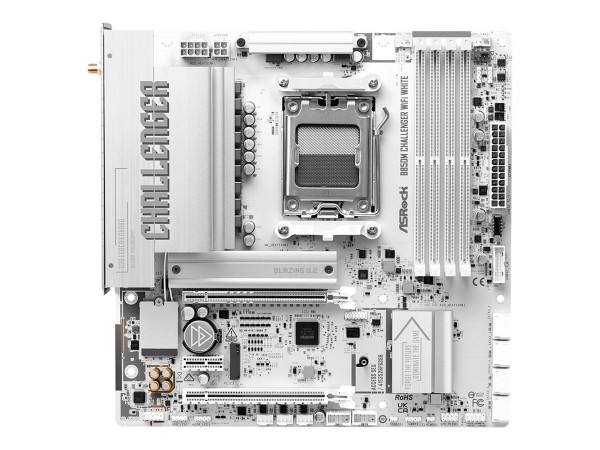 ASRock B850M Challenger WiFi White Micro ATX Socket AM5 AMD B850 - Scheda madre - AMD Sockel AM5 (Ry