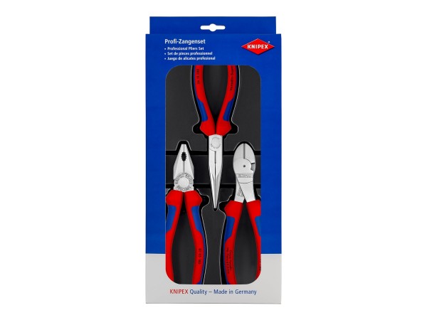KNIPEX 00 20 11 V01 - Set di pinze - Plastica - Acciaio - Plastica - Blu - Rosso - 180 mm - 20 cm