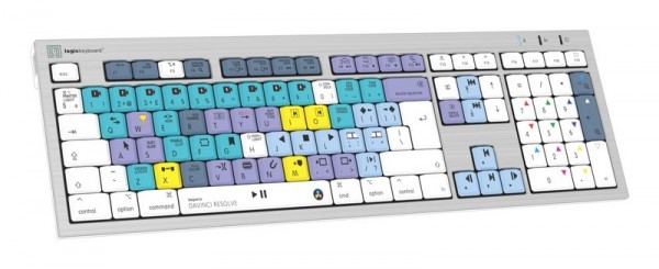 Logickeyboard Davinci Resolve Classic ALBA DE Mac - Tastiera - QWERTZ