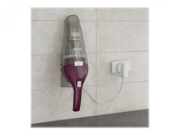 Black & Decker NVC115W Handstaubsauger Grau - Violett Beutellos BD-NVC115W