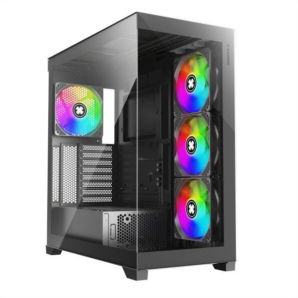 Xilence Gehäuse Gleam Schwarz Xg171 - Midi/minitower - ATX