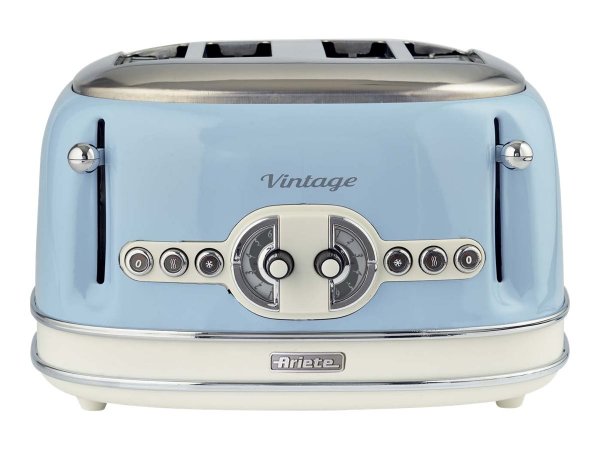 Ariete 0156/05 - 4 fetta/e - Blu - Pulsanti - 1600 W - 319 mm - 205 mm