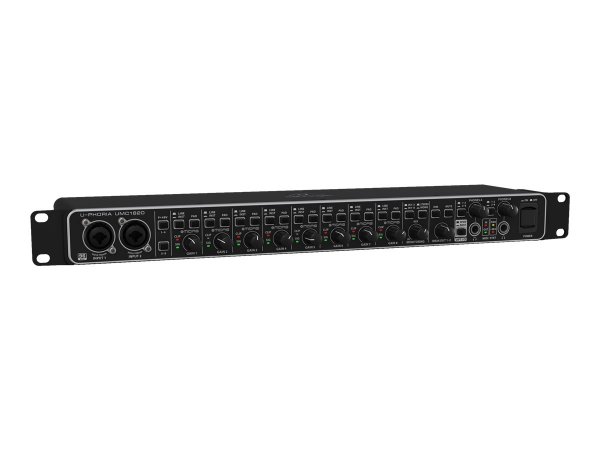 Behringer UMC1820 - Desktop-/Rackmontage - Schwarz - Metall - USB - 11 dBu - 3000 Ohm