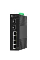 LevelOne Switch 6x GE IGS-2106P 2xSFP 4xPoE Outputs sw - Interruttore - Filo di rame