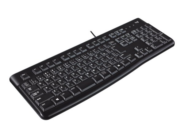 Logitech Keyboard K120 for Business - Full-size (100%) - Cablato - USB - Nero