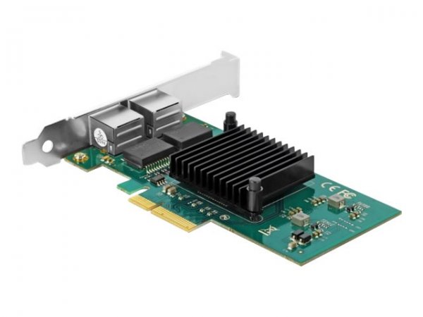 Delock PCI Express x4 Karte 2 x RJ45 Gigabit LAN i82576 - Nic - PCI-Express