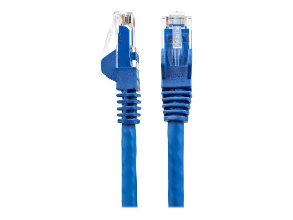 StarTech.com N6LPATCH1MBL - 1 m - Cat6 - U/UTP (UTP) - RJ-45 - RJ-45 - Blu
