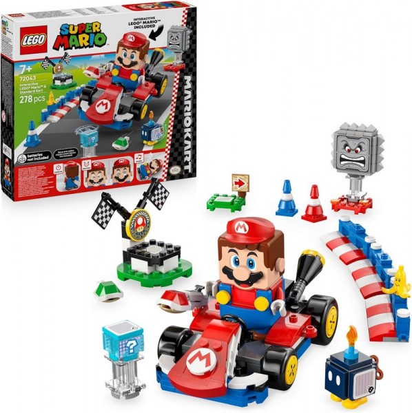LEGO 72043 - Mario Kart– Interaktiver & Standard-Kart