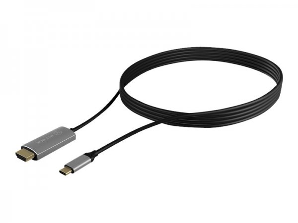 ICY BOX IB-CB020-C - 1,8 m - HDMI - USB tipo-C - Maschio - Maschio - Dritto
