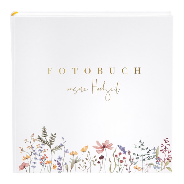 Goldbuch Blütenliebe 30x31 60 weiße Seiten Hochzeit 08044