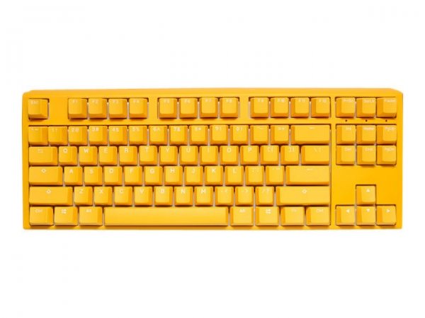 Ducky One 3 Yellow TKL - Tenkeyless (80 - 87%) - Cablato - USB - Interruttore a chiave meccanica - G
