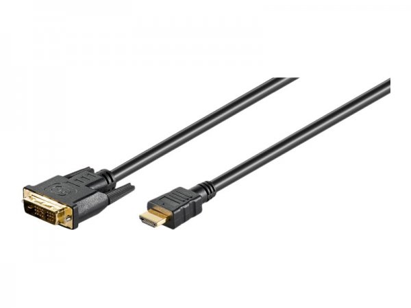 Goobay MMK 630-200 G 2.0m (HDMI-DVI) - 2 m - HDMI - DVI-D - Maschio/Maschio