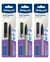 Pelikan Pina Colada Edition - Penna stick a sfera - Colori assortiti - Blu - 0,7 mm - Fine - Ambides