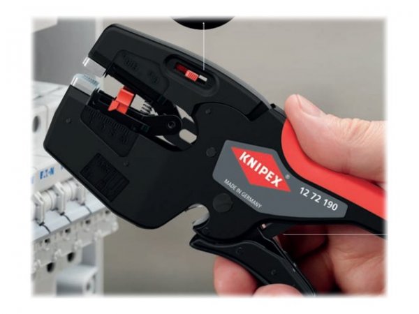 KNIPEX 12 72 190 - Acciaio - Plastica - Nero - Rosso - 110 mm - 190 mm - 17 mm