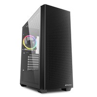 Sharkoon VS9 RGB - Midi Tower - PC - Nero - ATX - micro ATX - Mini-ATX - Casa/ufficio - 15,8 cm