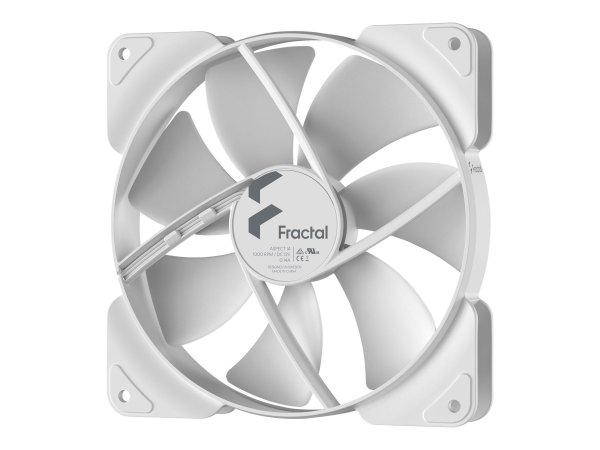 Fractal Design Aspect 14 - Ventilatore - 14 cm - 1000 Giri/min - 69,7 m³/h - Bianco