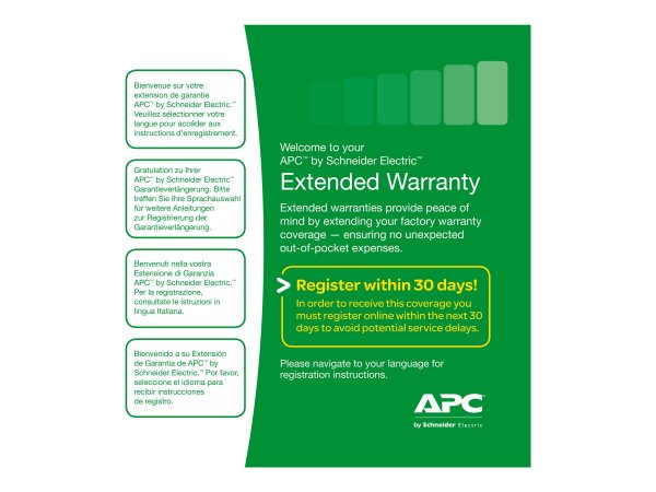 APC Extended Warranty Service Pack - Accessori ups