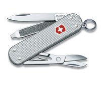 Victorinox Taschenmesser Classic Alox - Nagelfeile - Schraubendreher - Ring - Klinge - Schere, - Col