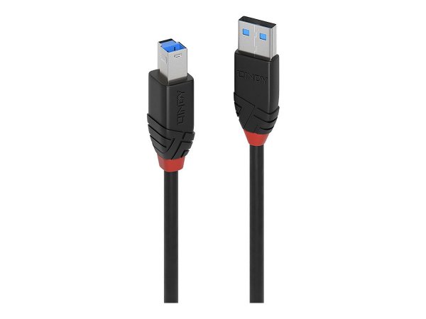 Lindy 43227 - 10 m - USB A - USB B - USB 3.2 Gen 1 (3.1 Gen 1) - 5 Gbit/s - Nero