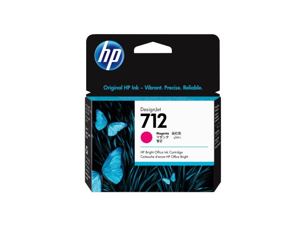 HP Cartuccia di inchiostro magenta originale DesignJet 712 da 29 ml - DesignJet T210 - T230 - T250 -
