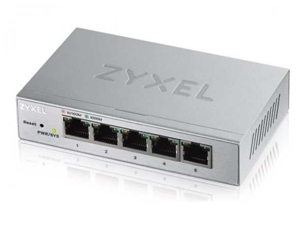 ZyXEL GS1200 Series GS1200-5 - Switch - intelligente - 5 x - Interruttore - 1 Gbps