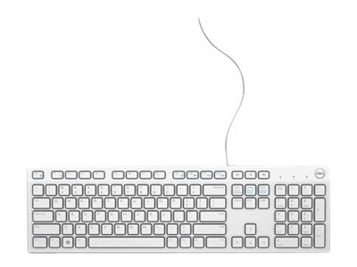 Dell Precision KB216 - Tastiera - QWERTY - Bianco
