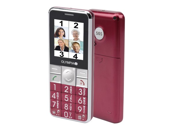 Olympia Mobiltelefon Lux Großtasten schwarz - Cellulare - 6,1 cm