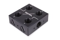 Alphacool 12993 - Blocco di acqua - Acetale - Rame - Nichel - Nero - 1/4" - 52 mm - 56 mm