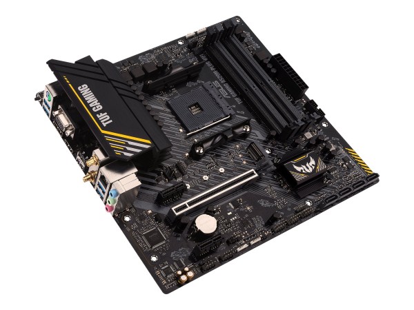 ASUS TUF GAMING A520M-PLUS WIFI - AMD - Socket AM4 - AMD Ryzen 3000 Series - AMD Ryzen 5000 Series -