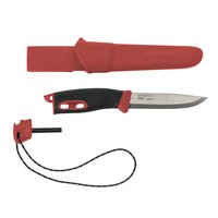 Morakniv Companion Spark - Camper/scout - Punta a goccia - Acciaio inossidabile - Rosso - 1 strument