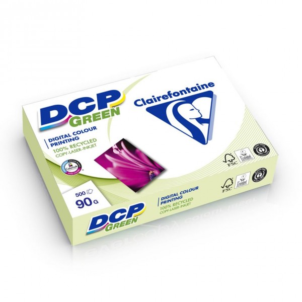 Clairefontaine DCP Green 90 g A 4 Recyclingpapier - - A4 - Carta riciclata - A4