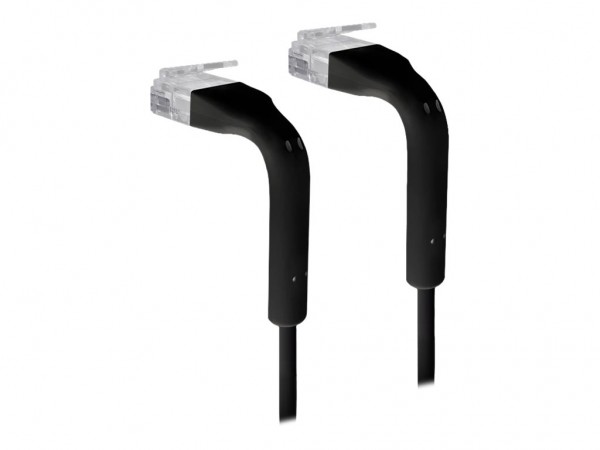 Ubiquiti U-CABLE-PATCH-RJ45-BK-50 - 0,1 m - Cat6 - RJ-45 - RJ-45 - Nero