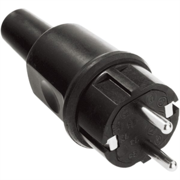 Bachmann Vollgummistecker schwarz Typ442