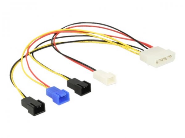Delock 85516 - 0,2 m - Molex (4-pin) - Maschio - Maschio - Dritto - Dritto