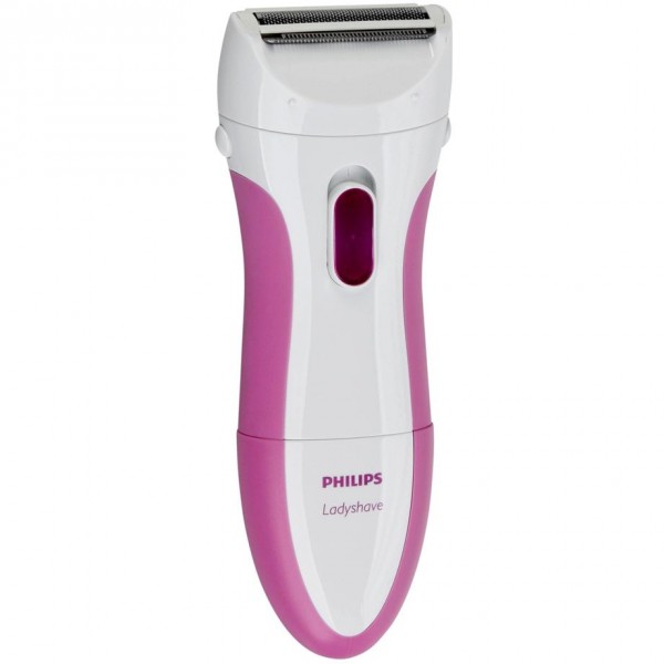 Philips SatinShave Essential HP6341/00 Rasoio elettrico Wet & Dry - 1 testina/e - Rosa - Bianco - Wi