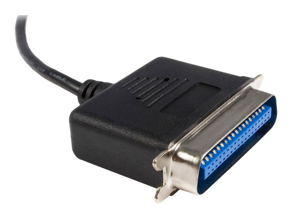 StarTech.com Adattatore stampante USB a parallela 1,8 m - M/M - Nero - Centronics - USB A - 1,9 m -
